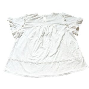 White Flowy Maurice’s Top, Lightweight, Boho, Cottage-core Bundle & Save